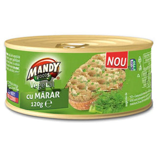 Mandy Vegetable Pate with Dill ( Pateu Vegetal cu Marar )-120 g - Euro Food Mart