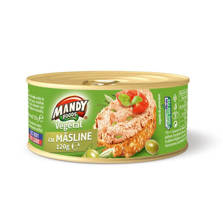Mandy Vegetable Pate With Olives -120 g - Euro Food Mart