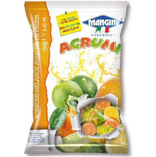 Mangini Agrumi Citrus Hard Candies- 150 g - Euro Food Mart