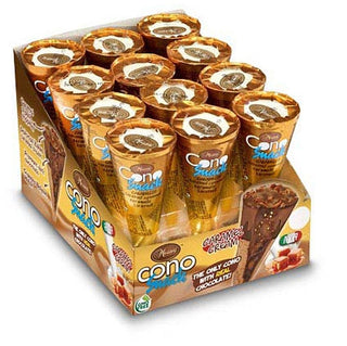 Messori Cono Caramel Cream Filled Cones - Case of 12 x .9 oz - Euro Food Mart