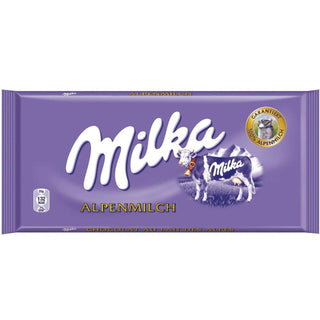 Milka Alpine Milk Chocolate 100 g - Euro Food Mart
