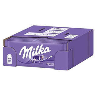 Milka Alpinemilch Chocolate Case of 24 X100 g - Euro Food Mart
