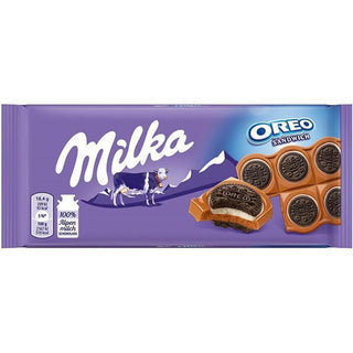 Milka & Oreo Sandwich Chocolate - 92 g - Euro Food Mart