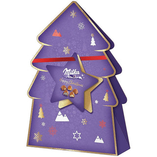 Milka Chocolate Christmas Tree Present - 152 g - Euro Food Mart