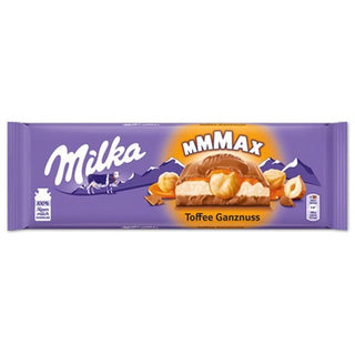 Milka Mmmax Tofee Whole Nuts Chocolate - 300 g - Euro Food Mart