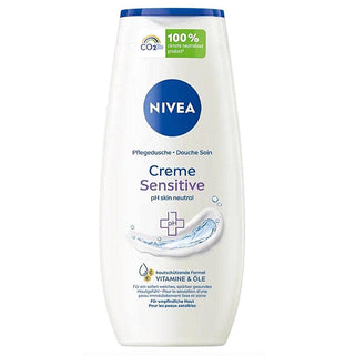 Nivea Creme Sensitive Shower Cream - 250 ml - Euro Food Mart