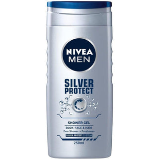 Nivea For Men Silver Protect Deo Shower Gel - 250 ml - Euro Food Mart