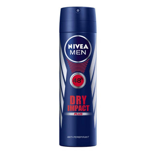 Nivea Men Spray Deodorant Dry Impact -150 ml - Euro Food Mart
