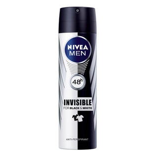 Nivea Men Spray Deodorant Invisible Black & White Original -150 ml - Euro Food Mart