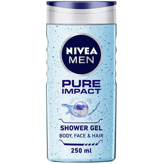 Nivea Pure Impact Shower Gel For Men - 250 ml - Euro Food Mart