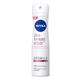 Nivea Spray Deodorant Beauty Elixir Deomilk Sensitive - 150 ml - Euro Food Mart