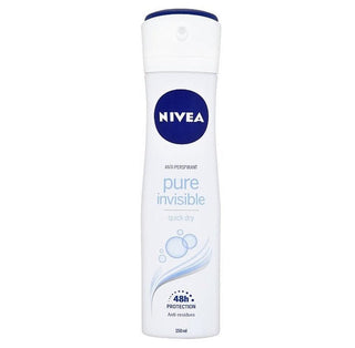 Nivea Spray Deodorant Pure Invisible-150 ml - Euro Food Mart