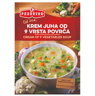 Podravka Cream of 9 Vegetables Soup - 45 g - Euro Food Mart