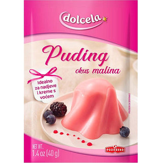 Podravka Dolcela Raspberry Pudding -1 pack / 1.4 oz - Euro Food Mart