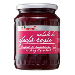 Raureni Sliced Pickled Beets in Vinegar ( Salata de Sfecla Rosie in Otet ) - 680 g - Euro Food Mart