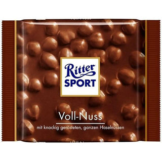 Ritter Sport Whole Hazelnut & Milk Chocolate 100g - Euro Food Mart