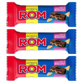 Rom Chocolate w / Biscuit and Rum Cream - Set of 3 X 29 g - Euro Food Mart