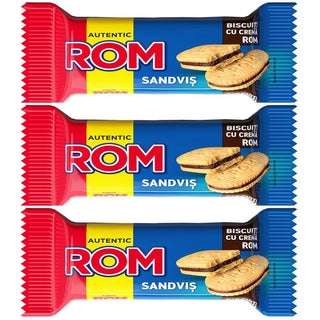 Rom Sandvis Cookies w/ Rum Cream- Set of 3 x 36 g - Euro Food Mart