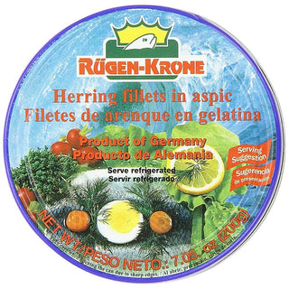 Rugen Krone Herring Fillets in Aspic- 200 g - Euro Food Mart