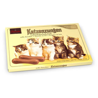 Sarotti Katzenzungen Vollmilch ( Milk Chocolate Cat Tongues ) -3.5 oz - Euro Food Mart