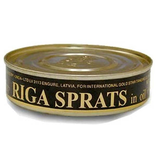 Smoked Latvian Riga Sprats in Oil -160g - Euro Food Mart