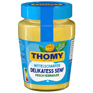 Thomy Delikatess Medium Mustard in Jar -250 ml - Euro Food Mart