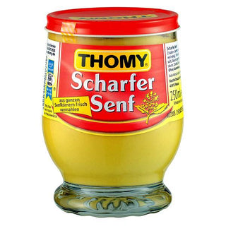 Thomy Hot Mustard in Jar -250ml - Euro Food Mart